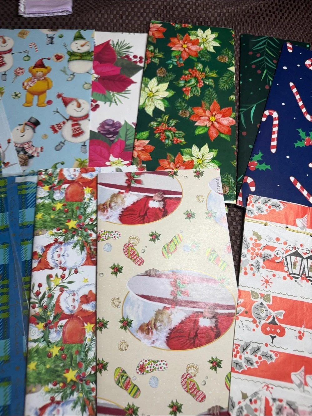 Lot of Holiday Gift Wrap Assortment-vintage mix including Gloria Vanderbilt 😱